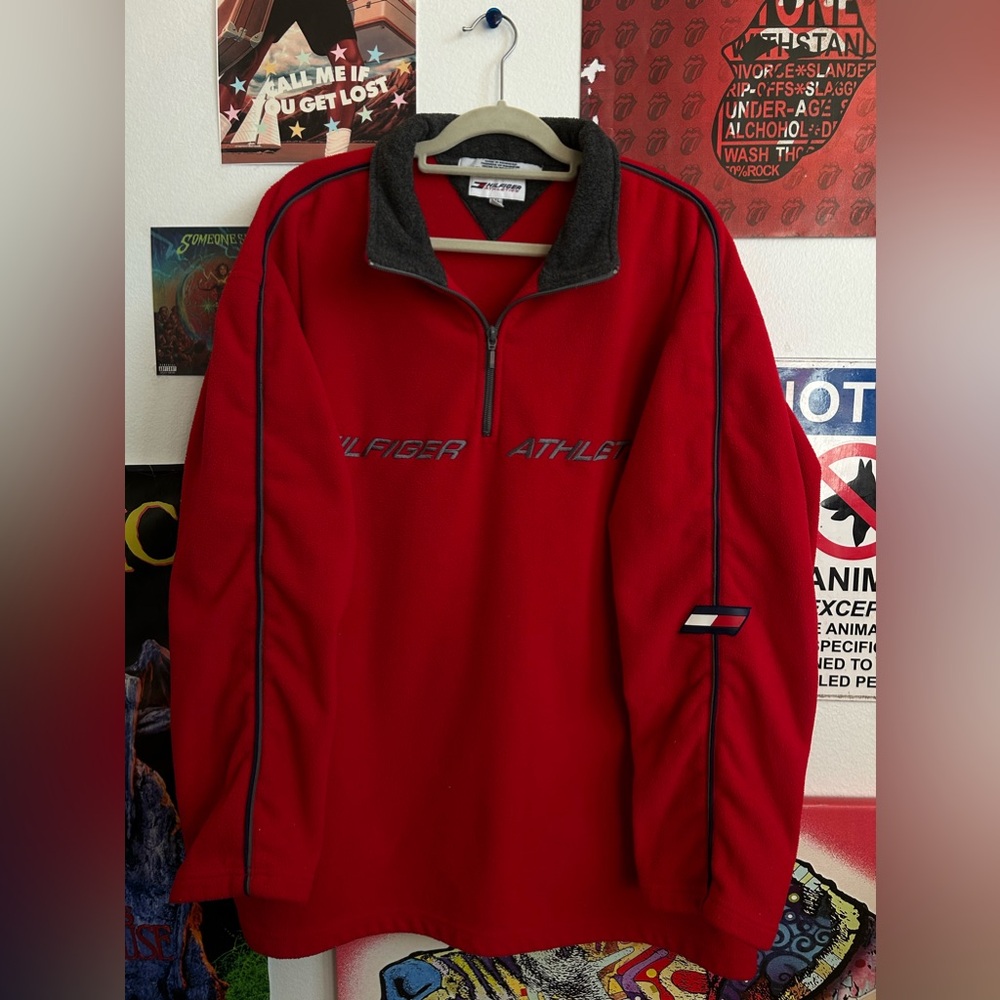 Red Hilfiger Athletics 1/4 Zip